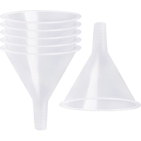Entonnoir en plastique pour le transfert de liquides, pour une utilisation en laboratoire et avec des flacons, 11,7 cm, 4,6 pouces-AquaForge (1/5)