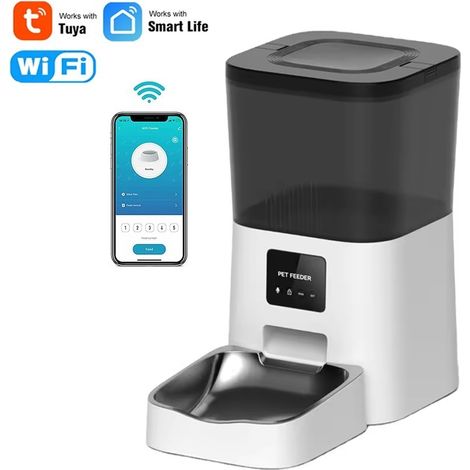 Tuya Alimentatore Automatico per Animali Domestici Smart WiFi Senza Telecamera (1/4)
