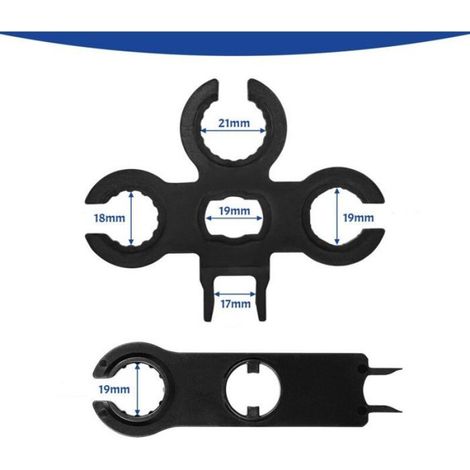 Pince À Sertir Mc4 - Pour Câbles Solaires 2,5 4 6 Mm2 - Kit Complet Avec Clés Et Connecteurs - 27 Pièces (1/5)