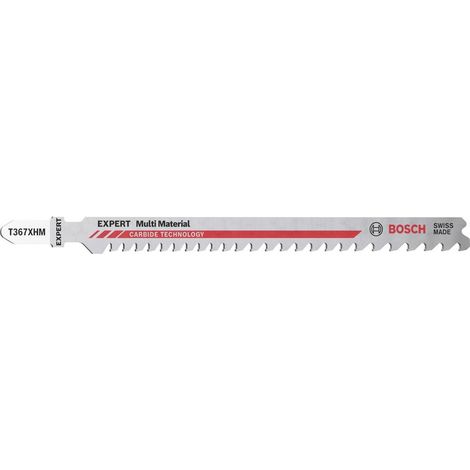 Bosch Accessories 2608900560 LAME de scie sauteuse EXPERT « Multi Material » T 367 XHM, 3 pièces 3 pc(s)