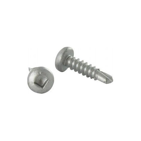 Vis autoperceuse Inox A2 Tête cylindrique TC Carré 4.8X13-10 pièces