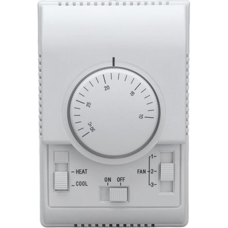 Temperaturregler für Gebläsekonvektoren, Thermostat für zentrale Klimaanlagen, mechanischer 2-Wege-Steuerschalter, 110–220 V