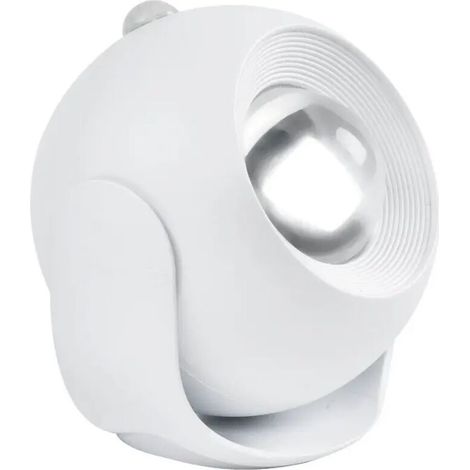 Applique murale sans fil avec détecteur de mouvement - Applique murale LED d'intérieur à double usage avec batterie rechargeable - Luminosité réglable - 6500K/4000K/3000K - Rotation à 350° - Convient (1/4)