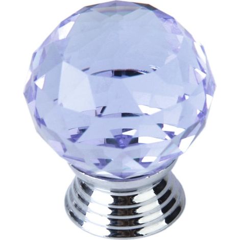 30mm K9 Mode Cristal Armoire Placard Tiroir Armoire Porte Poignée Boutons-violet Bleuâtre (1/5)
