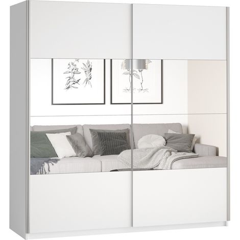 Armario Melvele 111 , 210x221x61cm, Puertas de armario: Correderas, Número de estantes: 0 (1/5)