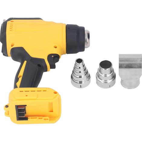 Pistolet thermique à Air chaud portable, Rechargeable sans fil, 30 ℃ à 550 ℃, chauffage rapide avec 3 buses, 300W, pour batterie DCB200 18V