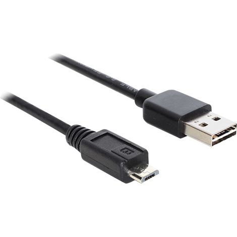 EASY-USB 2.0 Kabel, USB-A Stecker  Micro-USB Stecker Verwendung: Laden et Synchronisieren des Smartphones (1/4)