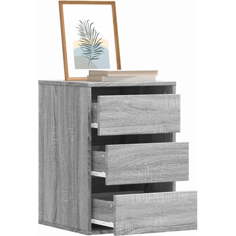Kommode Grau Sonoma 40x41x58 cm Holzwerkstoff