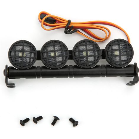 Phare de Toit RC 5V, Accessoire de Montage avec Vis pour Voiture RGT 1/10 136100, Diamètre 22mm / 0.9 Pouces