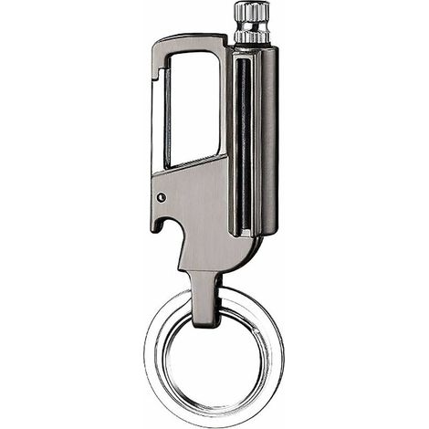 Metal Permanent Matches, Waterproof, Flint Metal Matches Fire Starter Bottle Opener Car Key Chain Lighter Outdoor Kerosene Refillable Emergency Rescue Supplies (1/5)