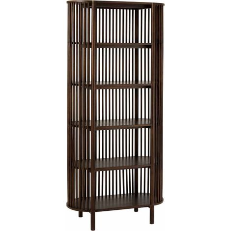 Étagère 5 Niveaux en Bois "Gavya" 190cm Brun Foncé (1/5)