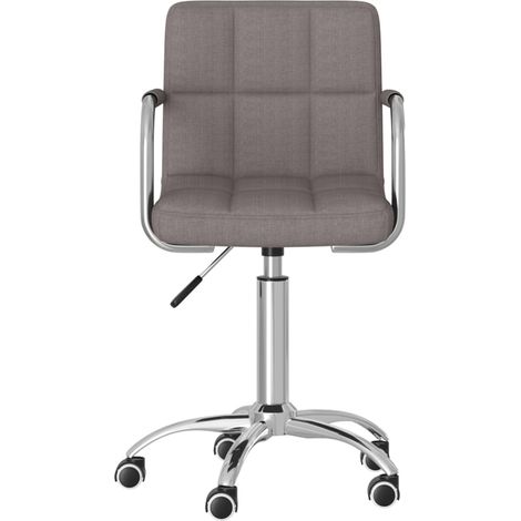 Maison Exclusive - Sedia da Pranzo Girevole Grigio Talpa in Tessuto