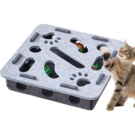 Giochi di puzzle per gatti, giochi di arricchimento ambientale, labirinti, distributore interattivo di attività sensoriali per gattini da interno, giocattolo per l'esercizio e la stimolazione mentale  (1/5)