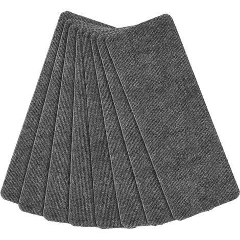 15 Pièces tapis d'escalier marches descalier antidérapantes bandes de marche de avec sous-tapis pour escaliers marches d'escalier pour marches en bois Extérieur (1/5)