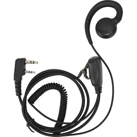 Micro-casque rotatif 180° avec micro en K pour talkie-walkie Baofeng UV-5R (1/5)