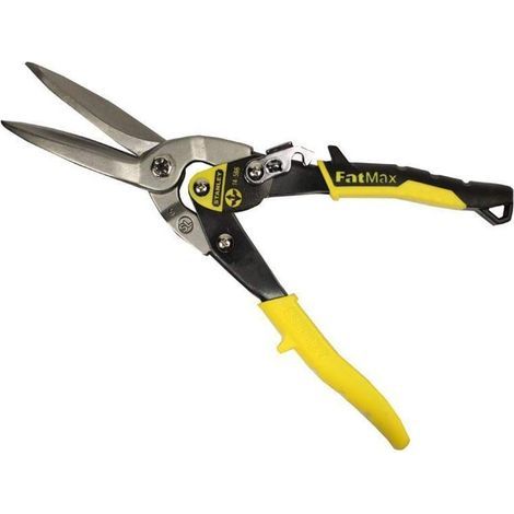 14-566 Aviation Shears, Forged Chrome Steel Double Pivot Action Mesh Shears Serrated Tin Shears (1/3)