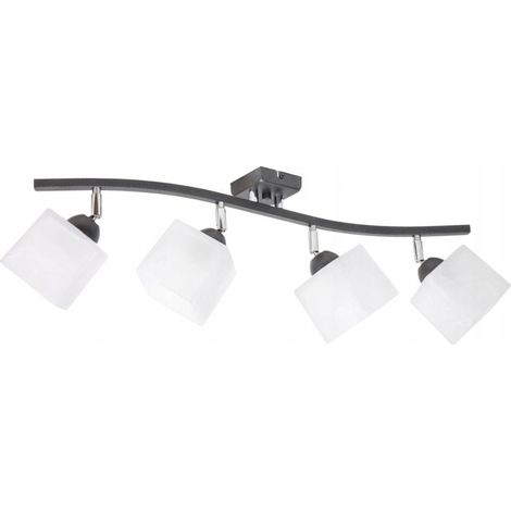 Lampada da soffitto 4x60W LED Paralumi regolabili (1/5)