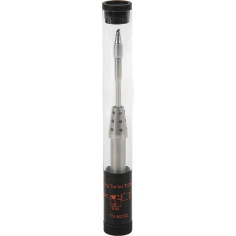 Mini-Universal-Lötspitze aus Aluminiumlegierung für TS80P Elektrolötkolben, hitzebeständig (TSBC02 Hufeisenkopf)