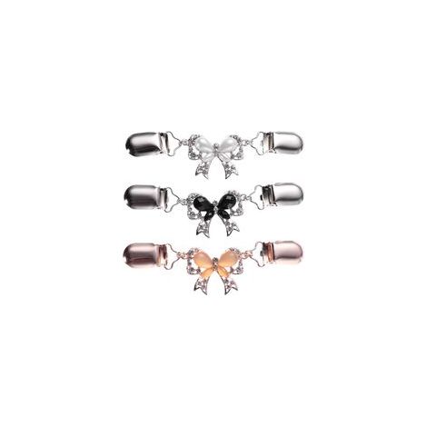 Lot de 3 clips de chaîne vintage pour chandail, cardigan, robe –