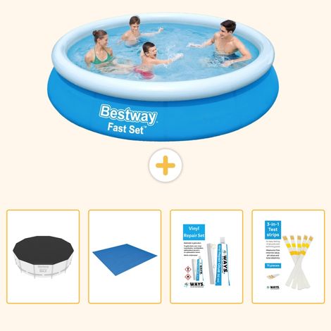 Bestway Bestway Fast Set Ronde - 366x76 cm - 5-pièces S22654 (1/5)