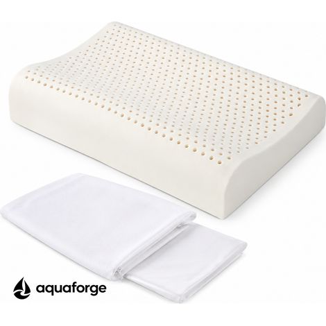 Almofada Cervical Ergonómica Látex Hipoalergénica Respirável 30 x 50 cm (1/5)