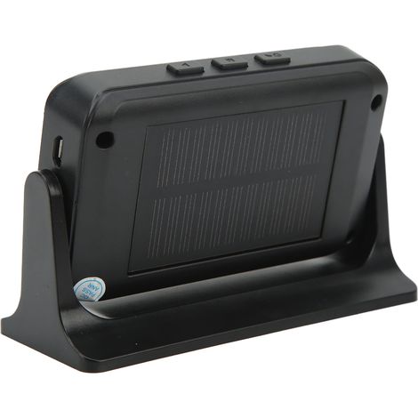 Moniteur de Pression des Pneus 6 Roues sans Fil, 5V DC, Étanchéité IP67, Alarme Basse/Haute Pression 8bar, Capteur Solaire TPMS pour Camion Caravane (1/5)