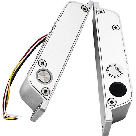 ZVD Serrure électrique à 4 fils DC12V Serrure électronique à mortaise Serrure de porte en bois Serrure de porte Lron (1/3)