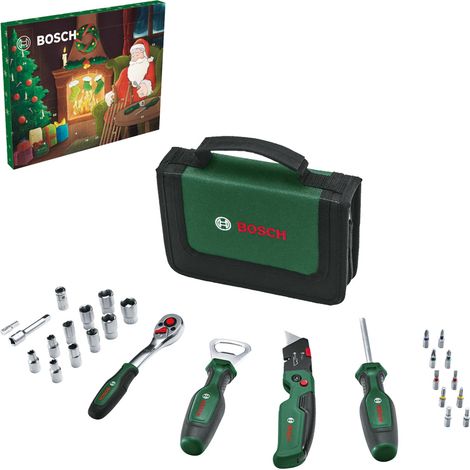 BOSCH 1600A02Z9E Set de llaves combinadas de 15 piezas