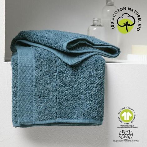 Serviette de bain - TODAY - 50 x 90 cm - Coton - Organic Paon (1/5)
