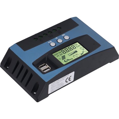 Contrôleur de chargeur photovoltaïque solaire MPPT 12 V/24 V, système de production d'énergie intelligent pour la maison, 40 A (1/5)