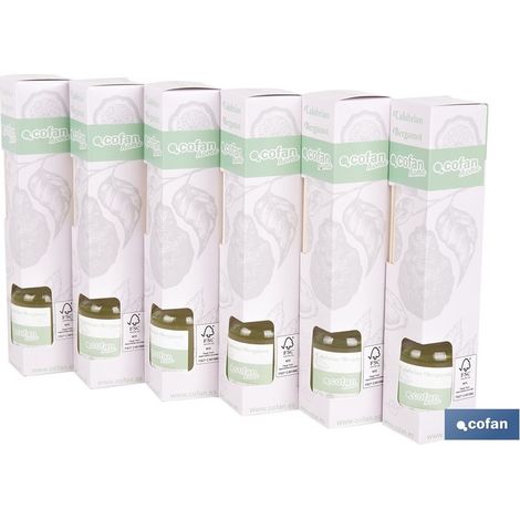 Pack de 6 unités diffuseur de tiges bergamote calabraise 50 ml (1/4)