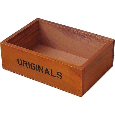 Boîte de rangement en bois multifonctionnelle pour bureau, bijoux, cosmétiques et maquillage.-Wood Color