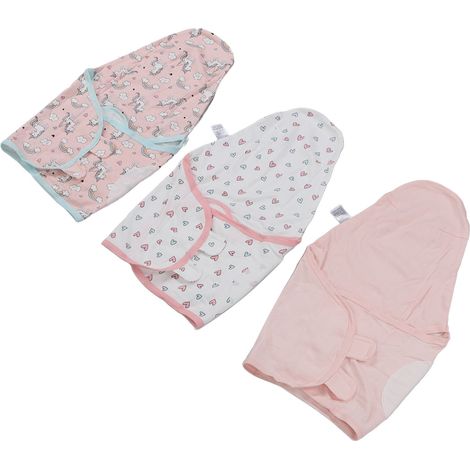 3er-Pack Baby-Puckdecken, verstellbare Puckdecken für Neugeborene, Schlafsäcke für Säuglinge von 0–2 Monaten, Typ A (1/5)