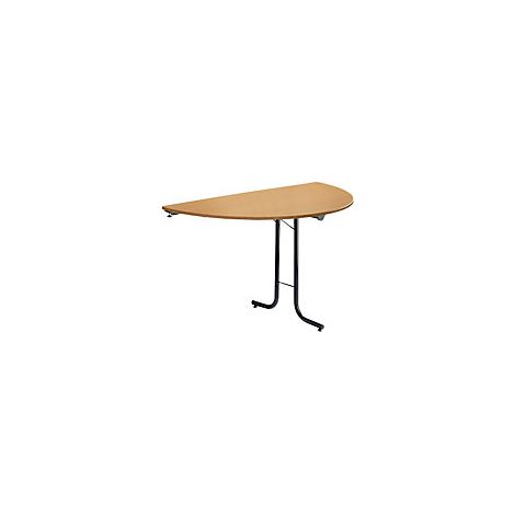 Mesa de ampliación para mesa plegable tablero semicircular (1/2)
