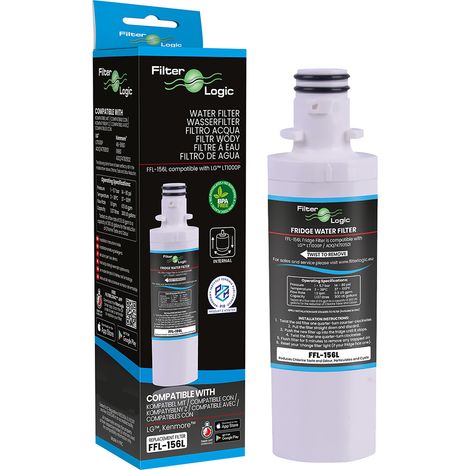FilterLogic FFL-156L Fridge Water Filter Compatible with LG LT1000P (1/2)