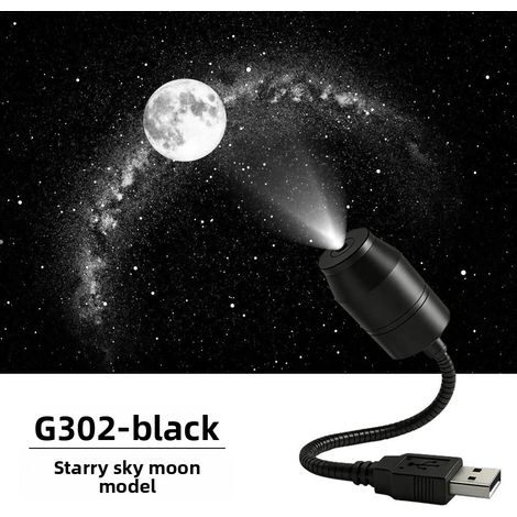 Projecteur d'étoiles USB pour plafond avec 3 modes, portable, réglable et flexible, idéal pour décorer l'intérieur de votre voiture et créer une ambiance romantique. Compatible avec le toit de la voit (1/5)