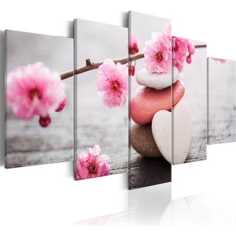 Tableau Imprimé "Zen : Cherry Blossoms III" 50 x 100 cm (1/2)