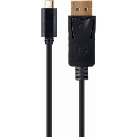 usb-c a displayport adapter male 4k 60 hz 2 m schwarz (1/2)