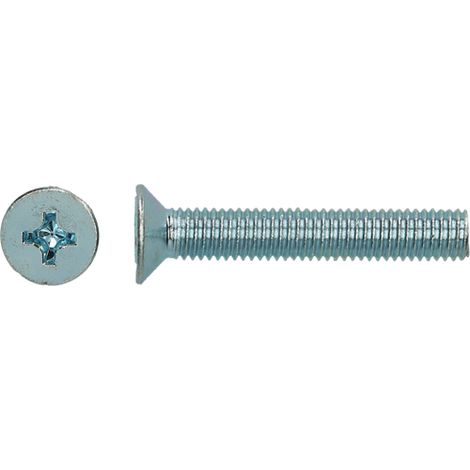 Verzinkte metall-schrauben M4 x 25 mm - 200 Stück