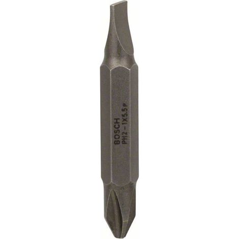 Bosch Doppelklinge S  1,0 x 5,5,  PH2, 45 mm  - 2607001738 (1/2)