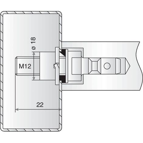 Normbau Kit de montaje premium inox y nylon