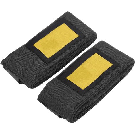 Paar Boxbandagen, Baumwollbandage, Muay Thai, elastische Handbandagen für Damen und Herren, Schwarz (1/5)