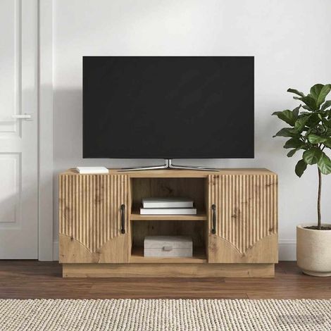 TV-Schränk 102 x 34,5 x 47 cm Artisan-Eiche Holzwerkstoff (1/5)