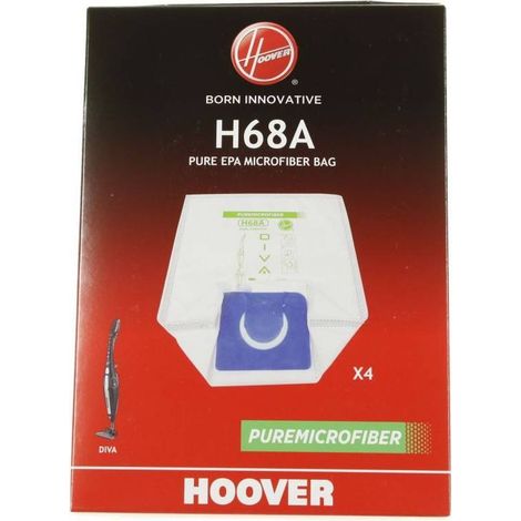 Ersatzteil - 4er Pack Staubsaugerbeutel H68 -  - HOOVER