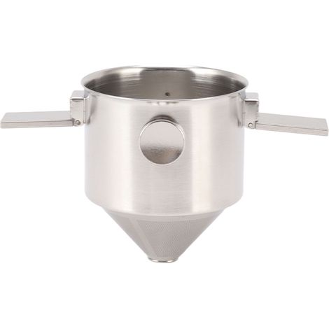 Tragbarer Kaffeefilter aus Edelstahl, wiederverwendbar und faltbar für Reisen, Camping und Büro (1/5)