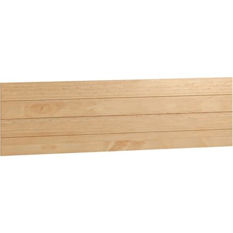 Tête de lit en pin massif coloris Miel - Longueur 155 x Hauteur 45 cm (1/4)