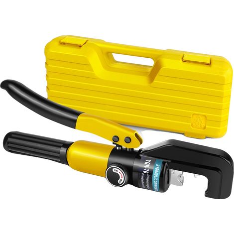 Outils de sertissage hydrauliques manuels, acier plaqué chrome, design ergonomique, Pince hydraulique (1/2)