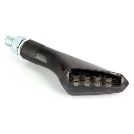 Paire de mini clignotants LED Visibles 2 côtés - noir (1/2)