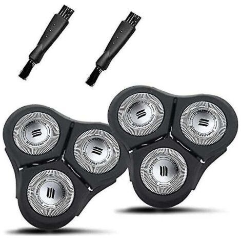 Philips RQ11 Replacement Heads 2pcs - Sensotouch 2D Compatible - Close Shave - Home and Travel - Men and Philips Users (1/4)