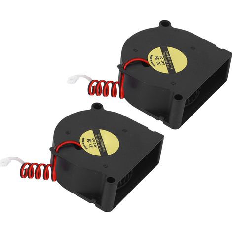 Ortviai Ventilateur de Refroidissement 24 V pour Imprimante 3D SV08 – 2 Pièces 50x50x20 mm, 10000 tr/min, Roulements à Billes (1/5)